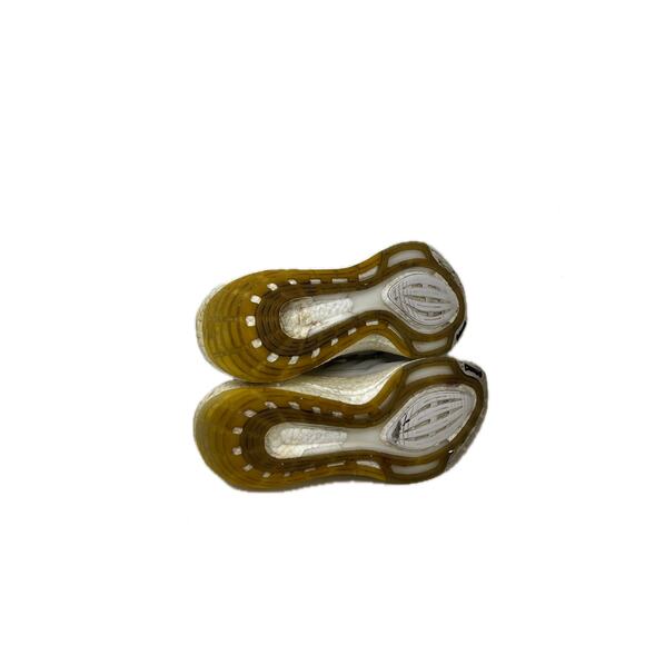 adidas Ultra Boost 21 Triple White Sneakers Mens 8.5 - Picture 4 of 7